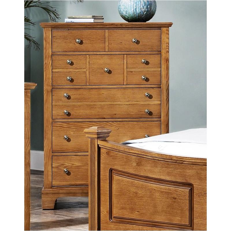 Bb87-115 Vaughan Bassett Furniture Oak River - Harvest Oak Bedroom Furniture Chest