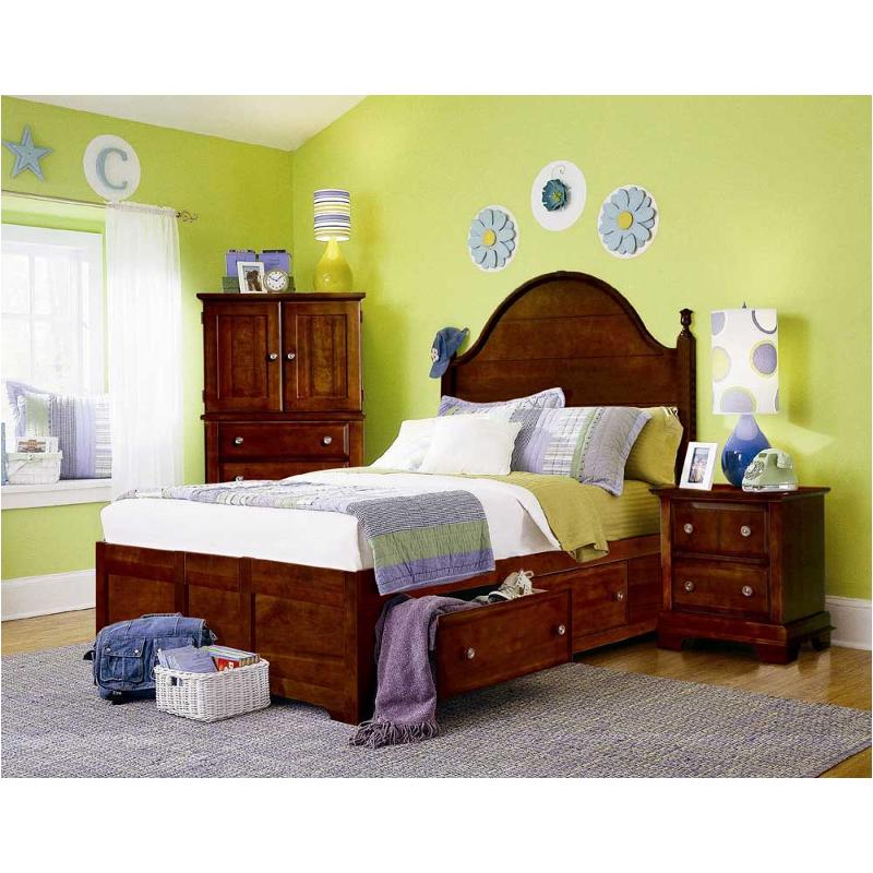 Bb19-558-st Vaughan Bassett Furniture Cottage - Cherry Bedroom Furniture Bed