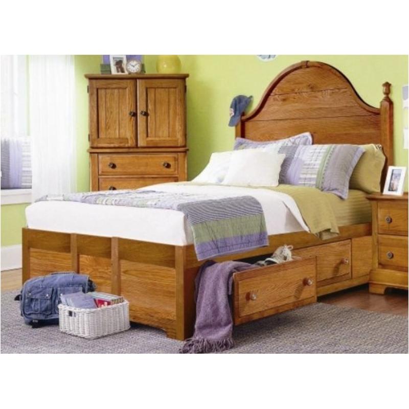 Bb21-338-st Vaughan Bassett Furniture Cottage - Oak Bedroom Furniture Bed