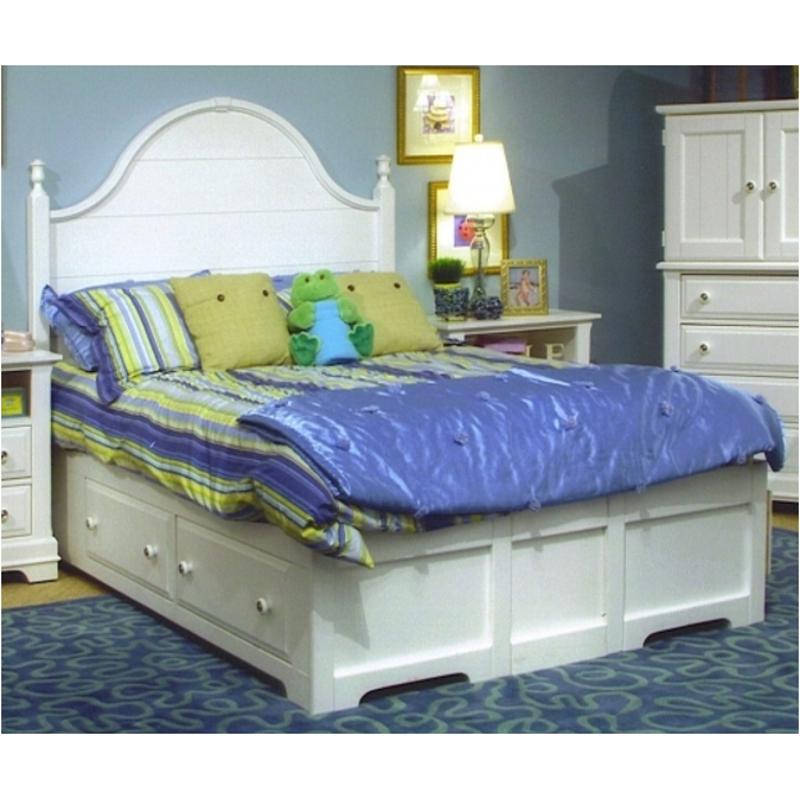 Bb24-558-st Vaughan Bassett Furniture Cottage - Snow White Bedroom Furniture Bed