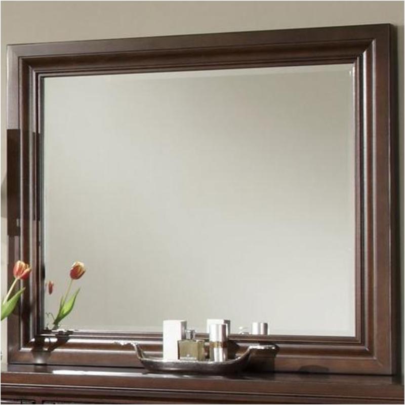 530-446 Vaughan Bassett Furniture Reflections - Dark Cherry Bedroom Furniture Mirror