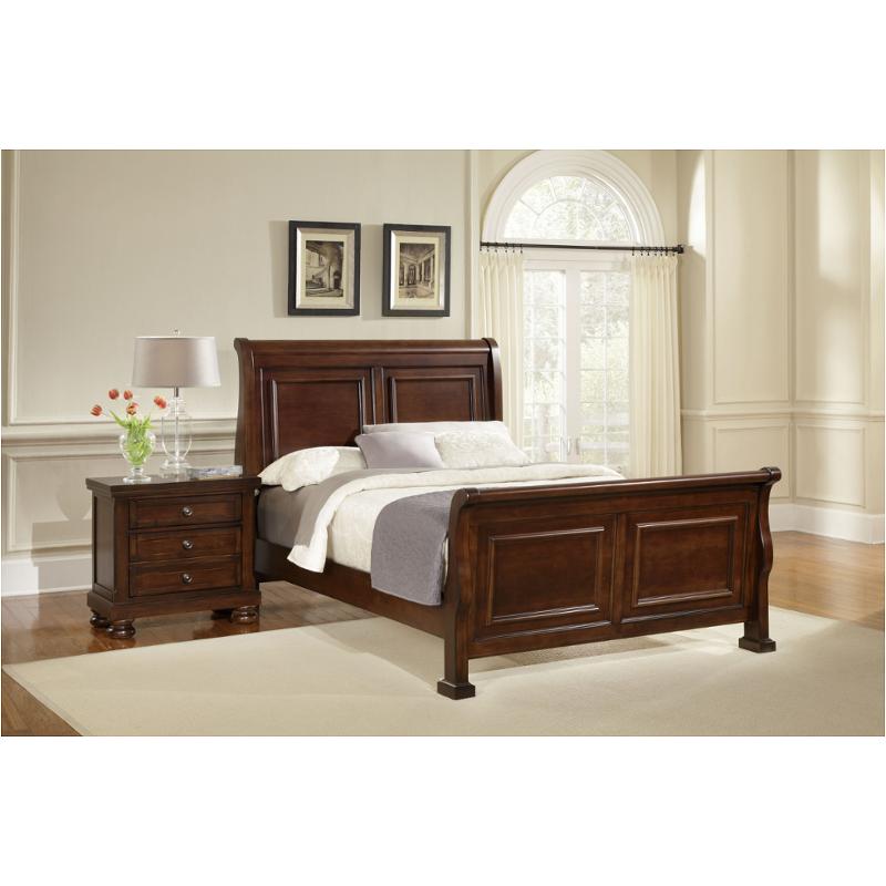 Vaughan Bassett Furniture Queen Sleigh Bed Dark Cherry