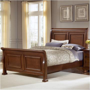 532-663 Vaughan Bassett Furniture Reflections - Medium Cherry Bedroom Furniture Bed