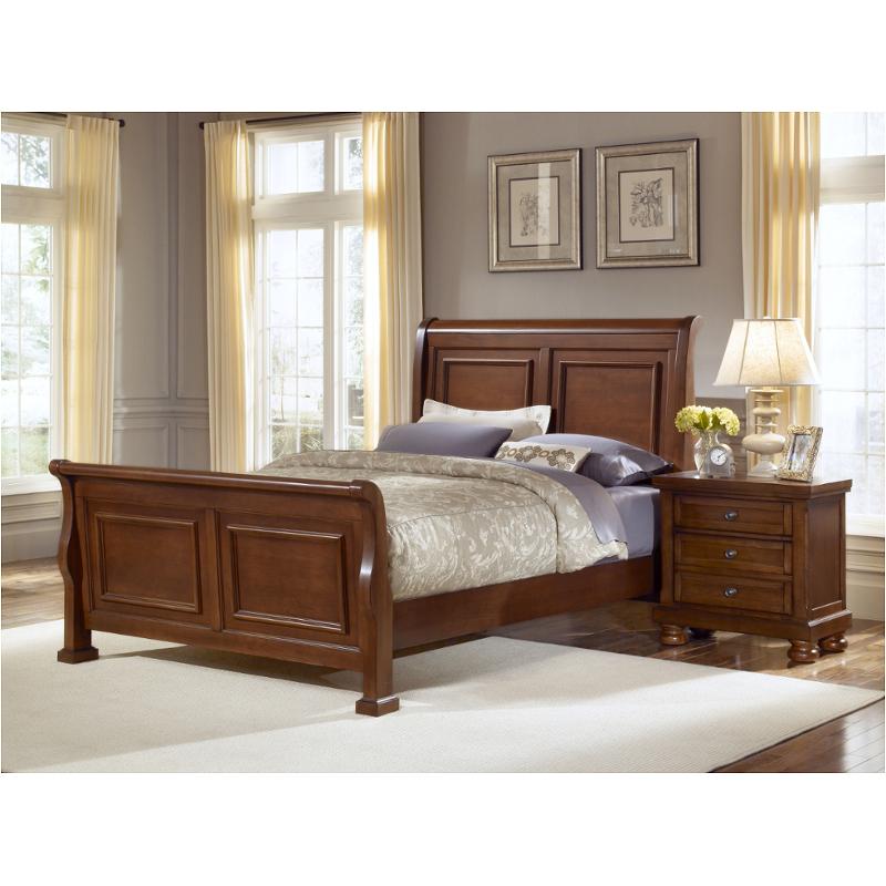 532-553 Vaughan Bassett Furniture Reflections - Medium Cherry Bed