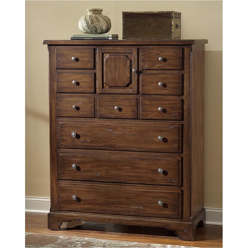 340-117 Vaughan Bassett Furniture American Journey - Dark Tobacco Bedroom Furniture Chest