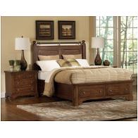 340-559-st Vaughan Bassett Furniture American Journey - Dark Tobacco Bedroom Furniture Bed