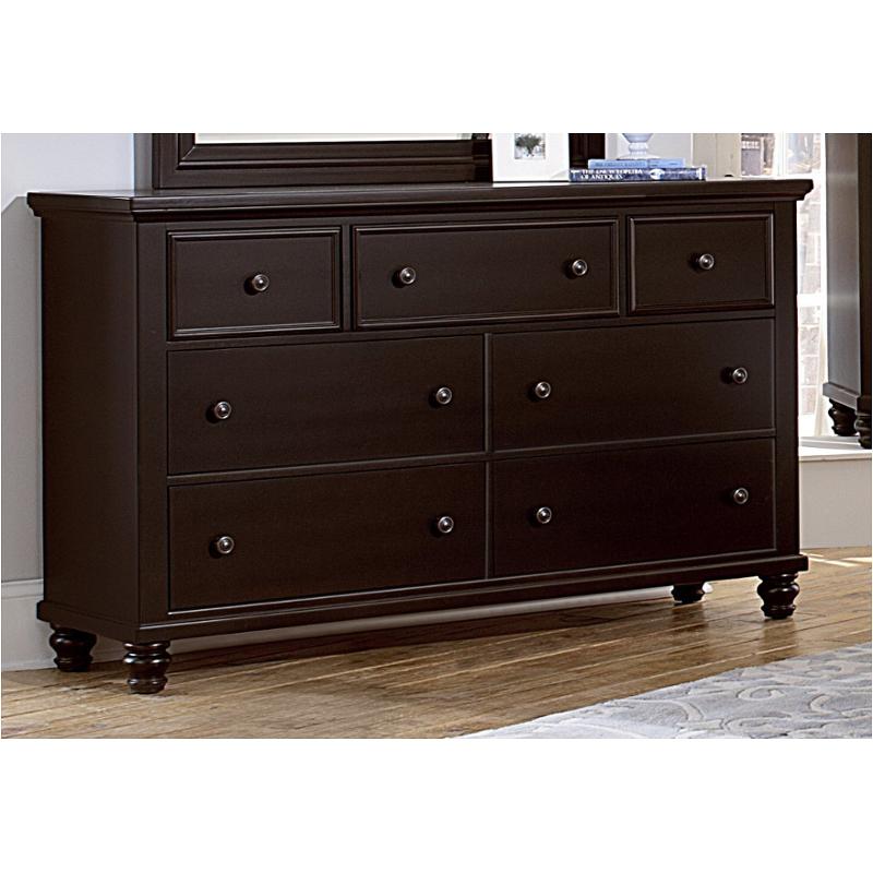 620-002 Vaughan Bassett Furniture Ellington - Merlot Bedroom Furniture Dresser