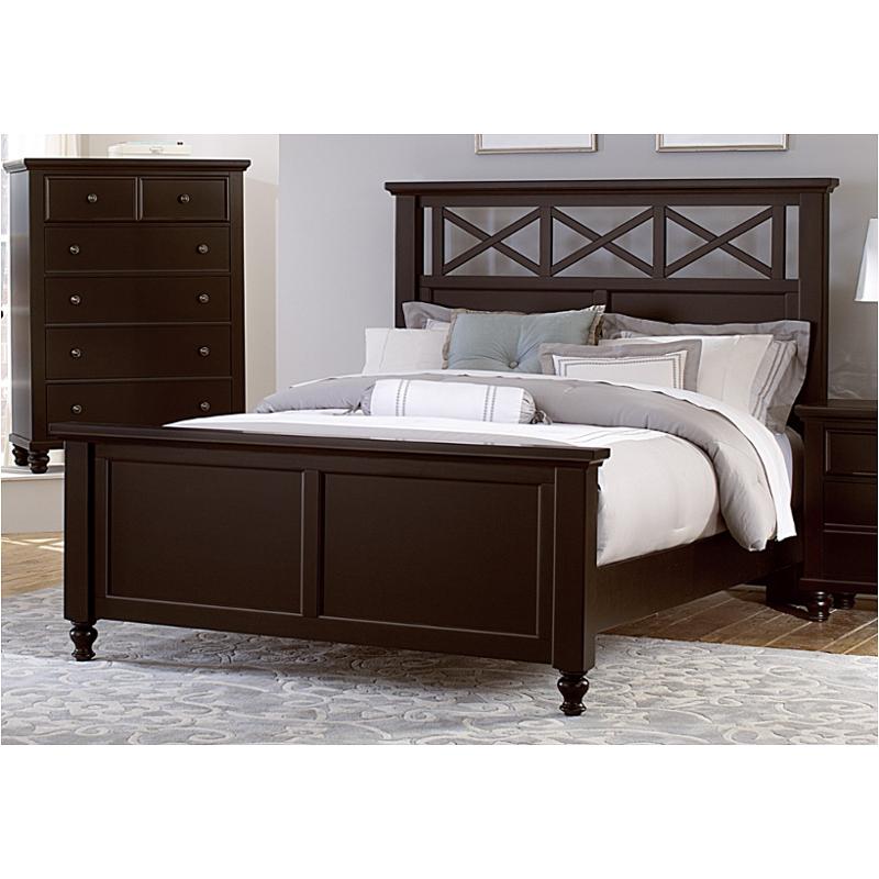 620-668 Vaughan Bassett Furniture Ellington - Merlot Bedroom Furniture Bed