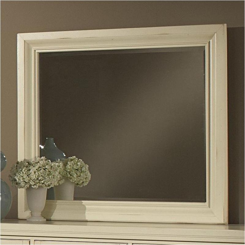 536-446 Vaughan Bassett Furniture Reflections - Parchment Bedroom Furniture Mirror