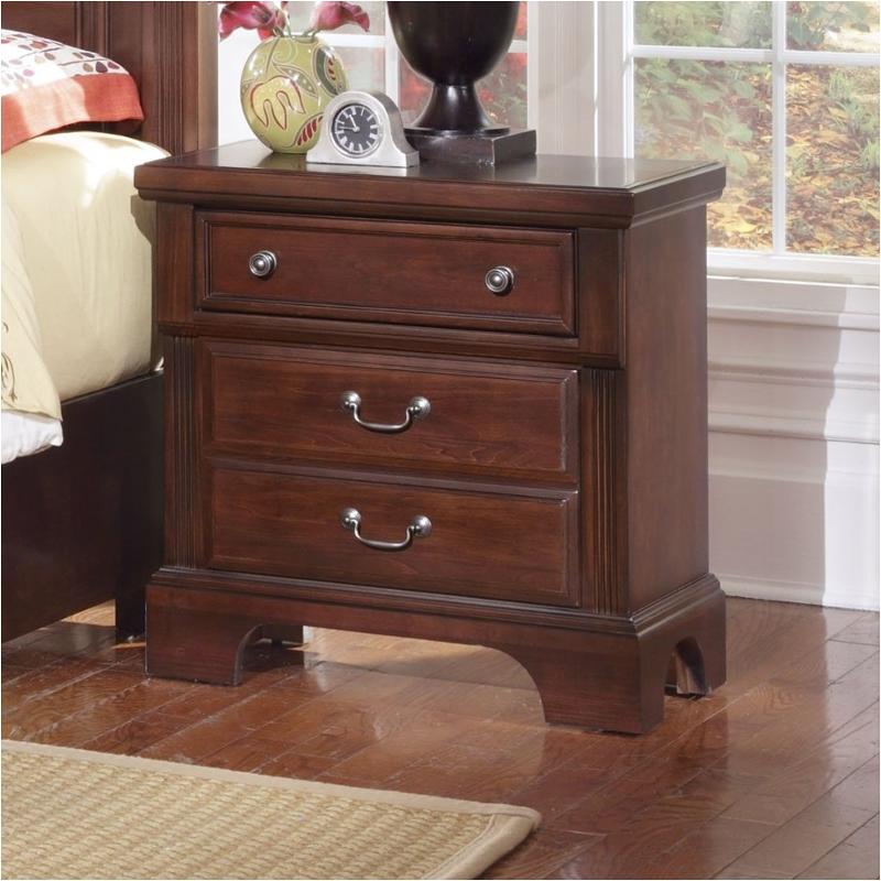 Bb51 226 Vaughan Bassett Furniture Nightstand Dark Cherry