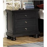 534-226 Vaughan Bassett Furniture Reflections - Ebony Bedroom Furniture Nightstand