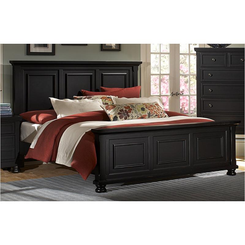 534-668 Vaughan Bassett Furniture Reflections - Ebony Bedroom Furniture Bed