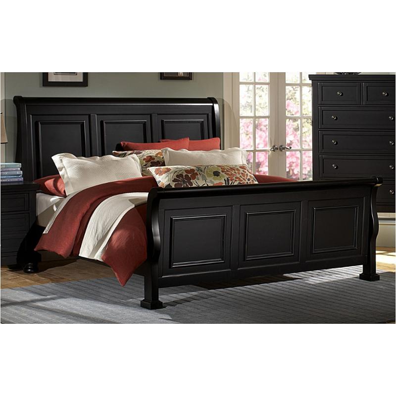 534-553 Vaughan Bassett Furniture Reflections - Ebony Bedroom Furniture Bed