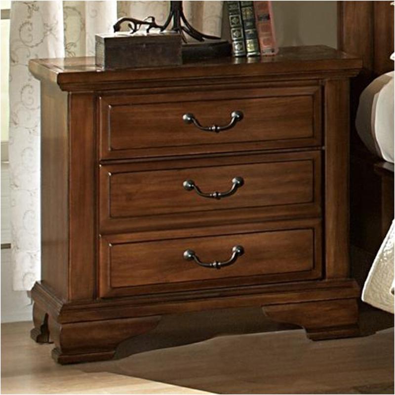 780-226 Vaughan Bassett Furniture Remington - Dark Tobacco Bedroom Furniture Nightstand