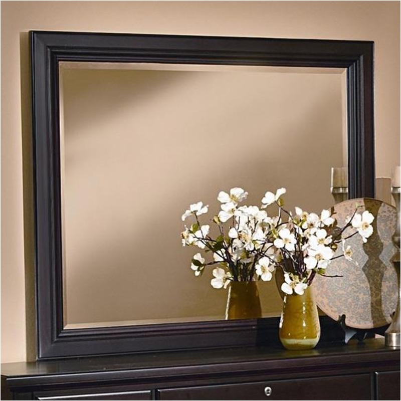 Bb12-445 Vaughan Bassett Furniture Spencer - Merlot Bedroom Furniture Mirror
