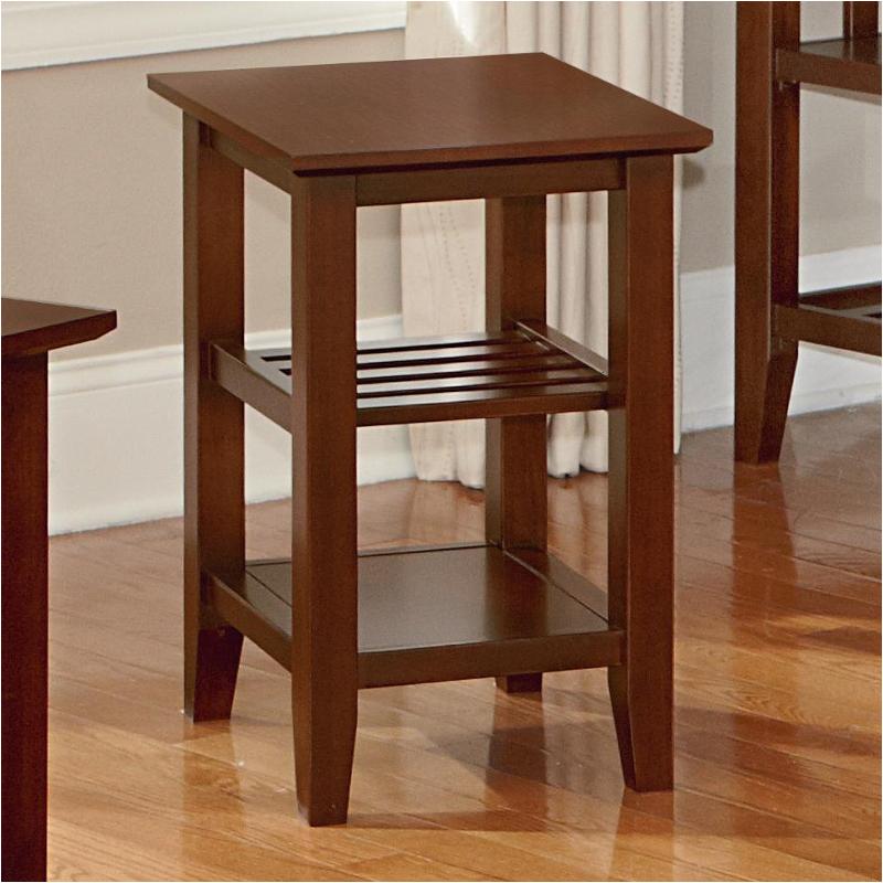 110071 Vaughan Bassett Furniture Chairside Table Cherry