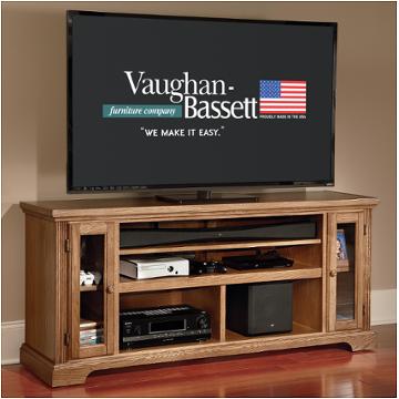 60-658 Vaughan Bassett Furniture Cottage - Light Oak Home Entertainment Furniture Tv Console