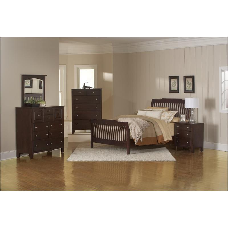 304-661 Vaughan Bassett Furniture Appalachian Hardwood - Merlot