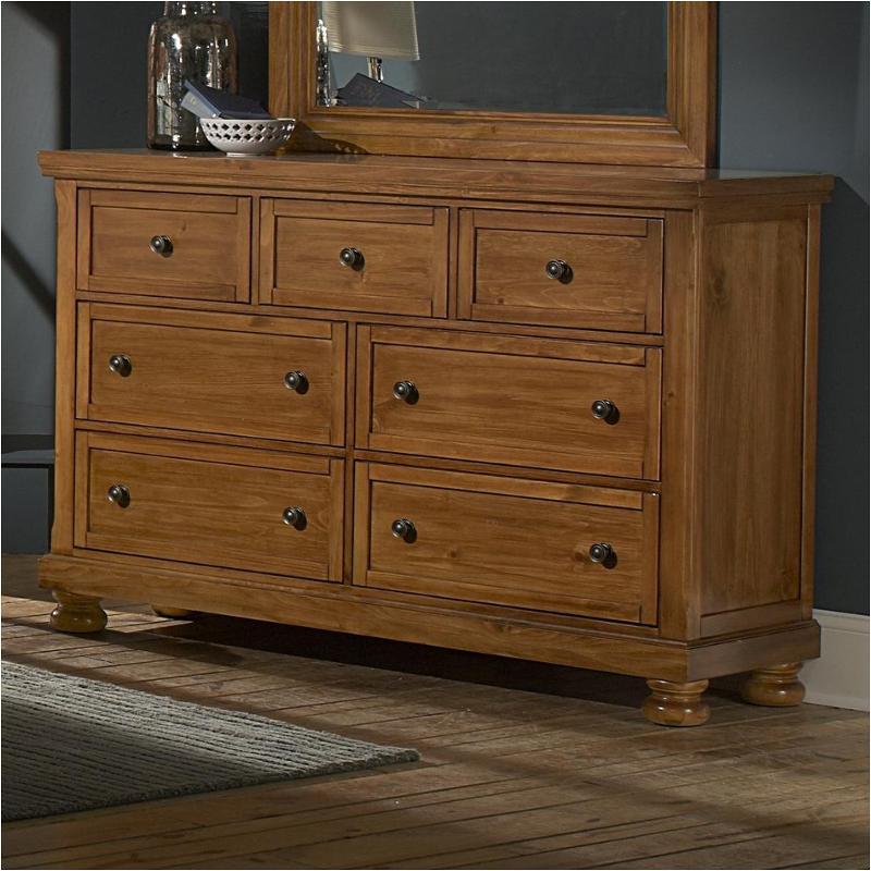 540-002 Vaughan Bassett Furniture Reflections - Pine Bedroom Furniture Dresser