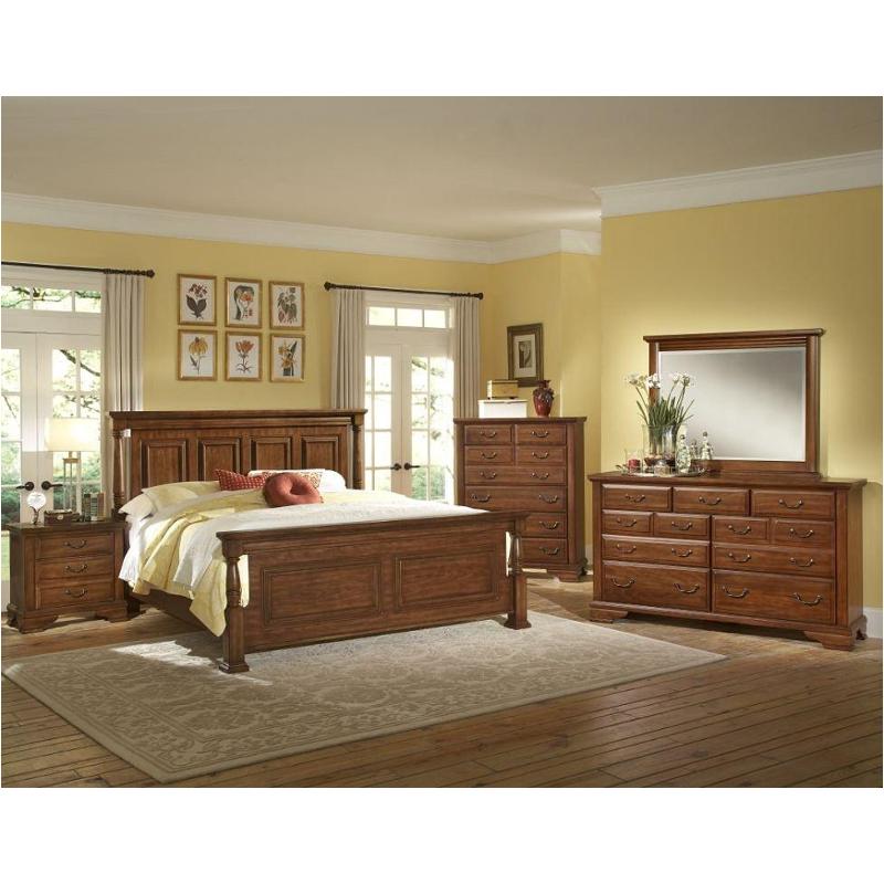 782-559 Vaughan Bassett Furniture Remington - Medium Cherry Bed