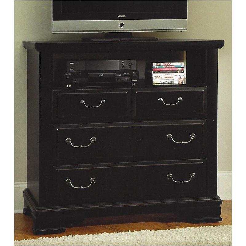 784-114 Vaughan Bassett Furniture Remington - Black Bedroom Furniture Chest