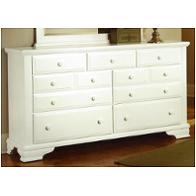 786-002 Vaughan Bassett Furniture Remington - White Bedroom Furniture Dresser