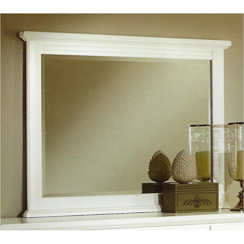 786-446 Vaughan Bassett Furniture Remington - White Bedroom Furniture Mirror