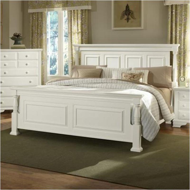 786-669 Vaughan Bassett Furniture Remington - White Bedroom Furniture Bed