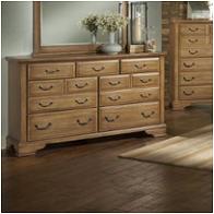 788-002 Vaughan Bassett Furniture Remington - Wheat Bedroom Furniture Dresser