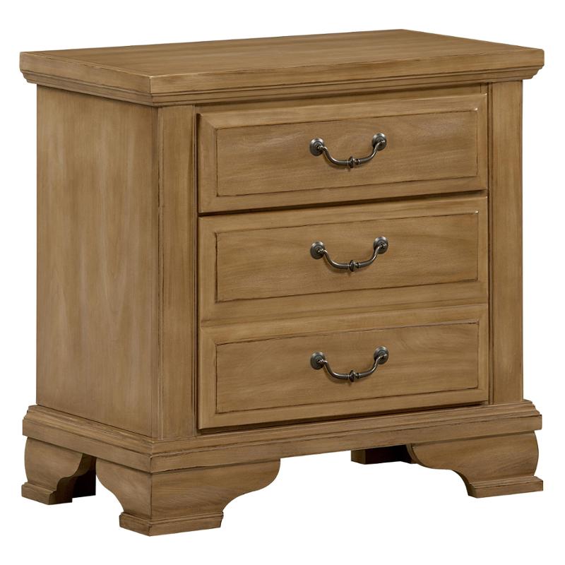 788-226 Vaughan Bassett Furniture Remington - Wheat Bedroom Furniture Nightstand