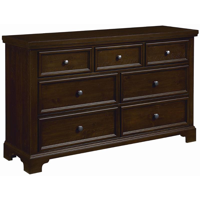 810-002 Vaughan Bassett Furniture Hanover - Dark Cherry Bedroom Furniture Dresser