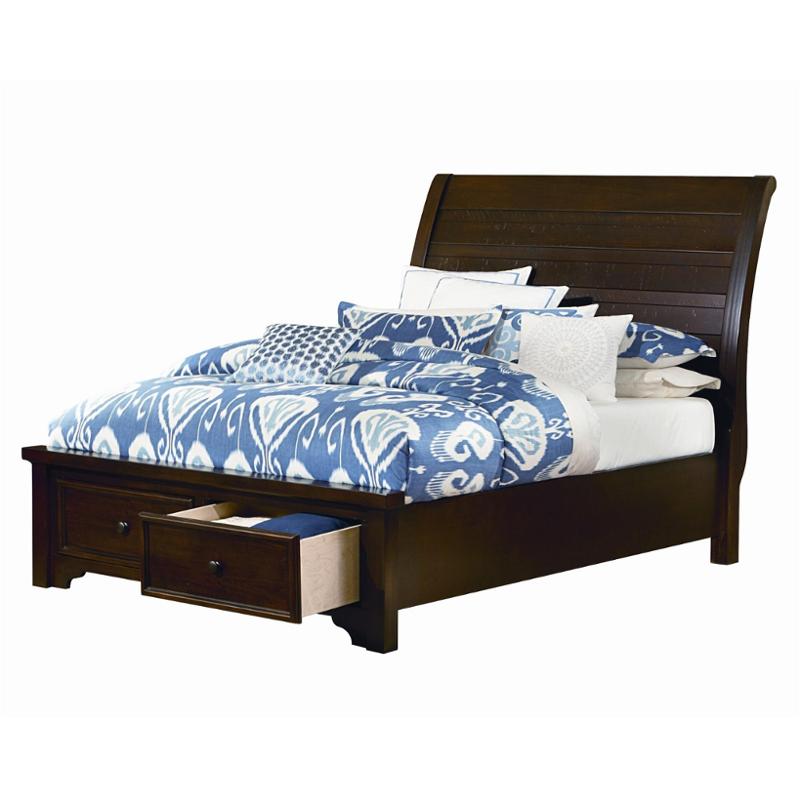 810-663-st Vaughan Bassett Furniture Hanover - Dark Cherry Bedroom Furniture Bed