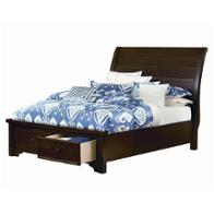 810-663-st Vaughan Bassett Furniture Hanover - Dark Cherry Bedroom Furniture Bed