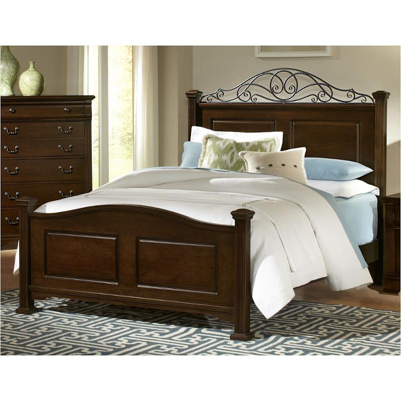 Bb1 668 Vaughan Bassett Furniture Addison Dark Cherry Bed