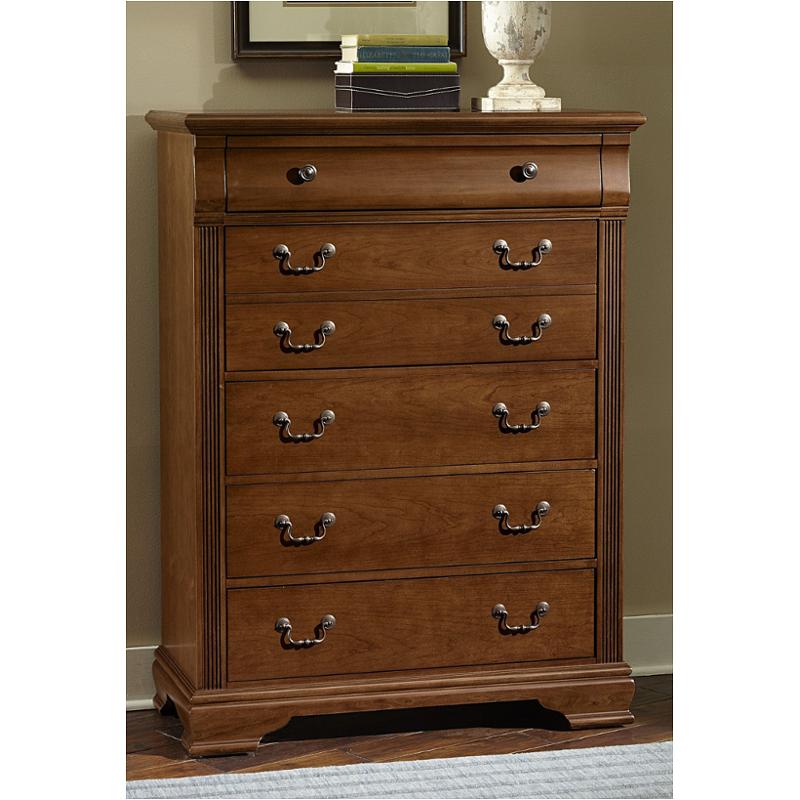 Bb2-115 Vaughan Bassett Furniture Chest - Medium Cherry