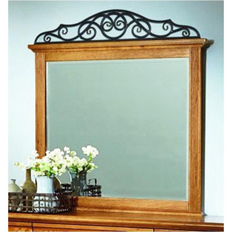 Bb3-447 Vaughan Bassett Furniture Cameron - Oak Bedroom Furniture Mirror