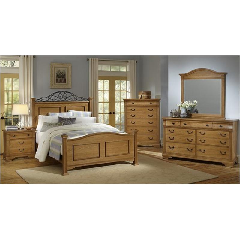 Bb3-558 Vaughan Bassett Furniture Cameron - Oak Bed