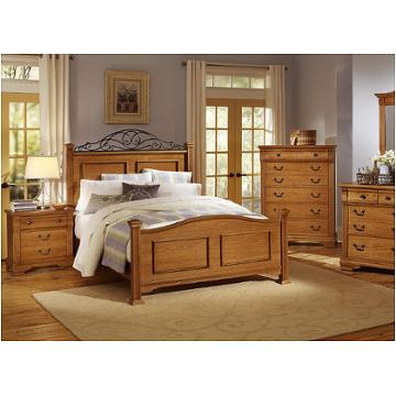 Bb3-558 Vaughan Bassett Furniture Cameron - Oak Bedroom Furniture Bed