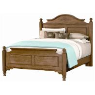 Bb14-668 Vaughan Bassett Furniture Spencer - Oak Bedroom Furniture Bed