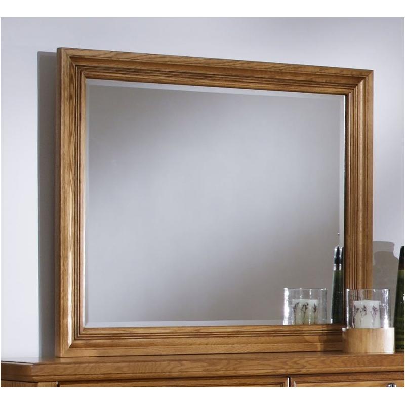 Bb53-446 Vaughan Bassett Furniture Lancaster - Oak Bedroom Furniture Mirror