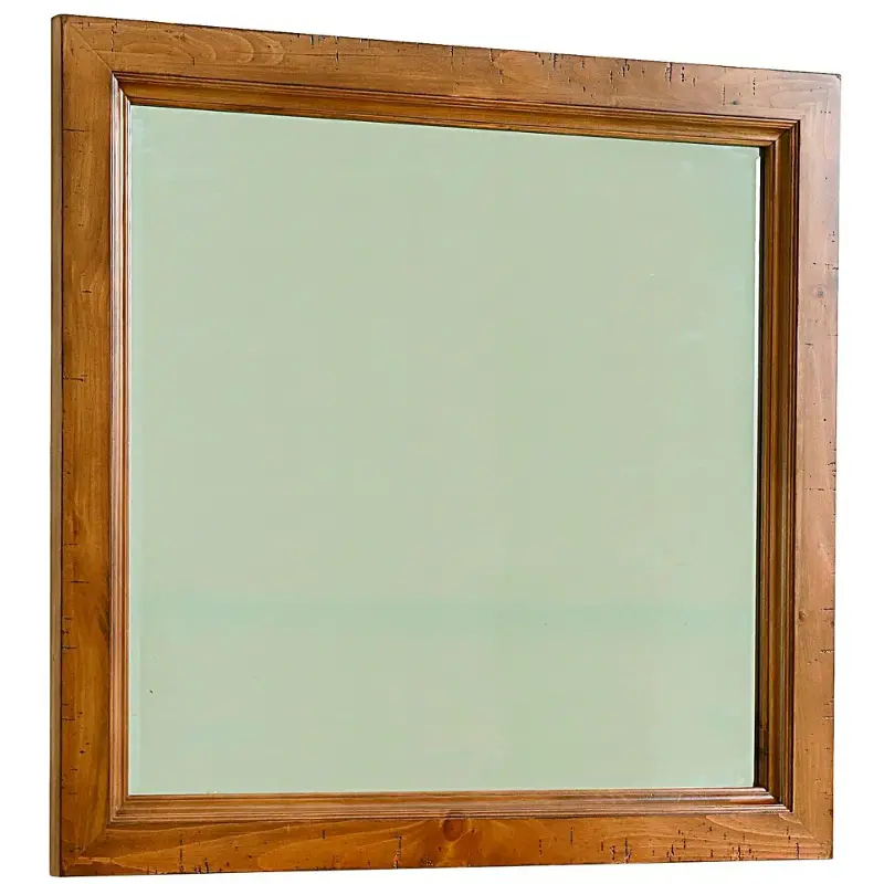 Bb54-445 Vaughan Bassett Furniture Timber Mill - Oak Bedroom Furniture Mirror