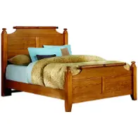 Bb54-667 Vaughan Bassett Furniture Timber Mill - Oak Bedroom Furniture Bed
