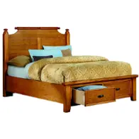 Bb54-557-st Vaughan Bassett Furniture Timber Mill - Oak Bedroom Furniture Bed