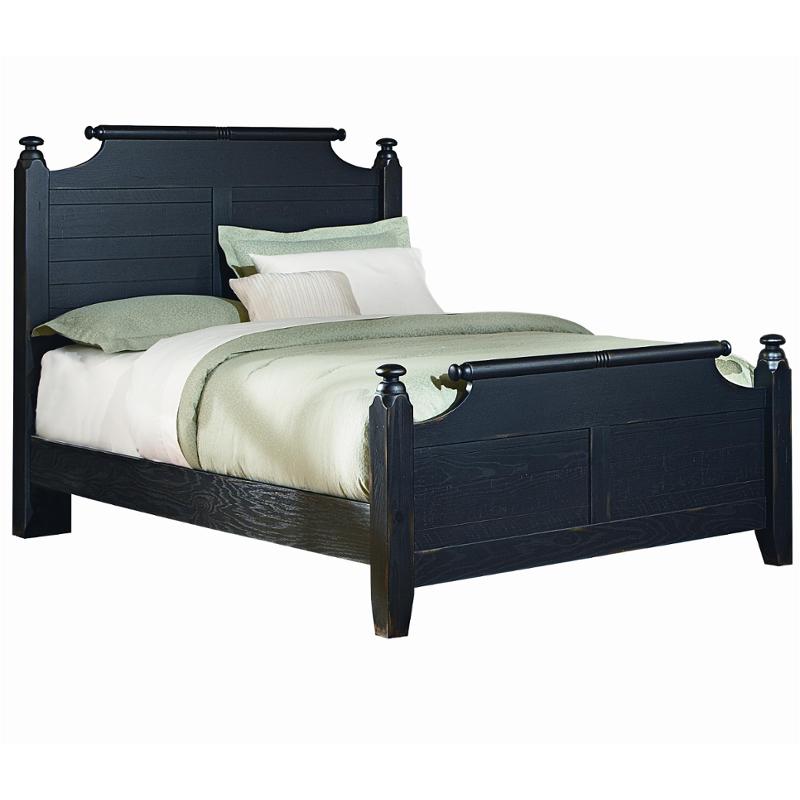 Bb56-557-fl Vaughan Bassett Furniture Timber Mill - Charcoal Bedroom Furniture Bed