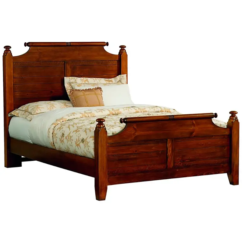 Bb58-557 Vaughan Bassett Furniture Timber Mill - Pine Bedroom Furniture Bed