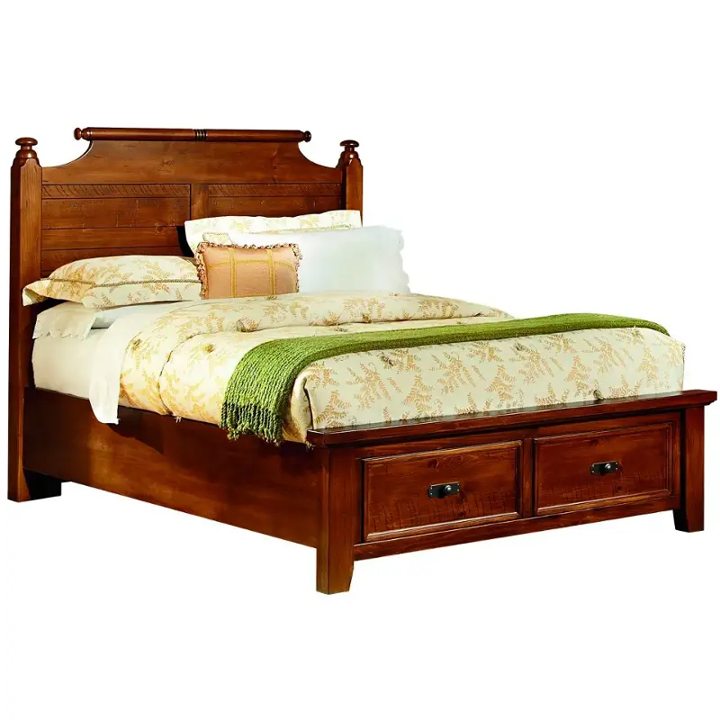 Bb58-557-st Vaughan Bassett Furniture Timber Mill - Pine Bed