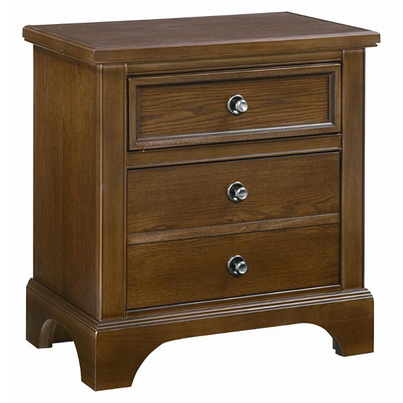 Bb34-226 Vaughan Bassett Furniture Taylors Loft - Oak Bedroom Furniture Nightstand