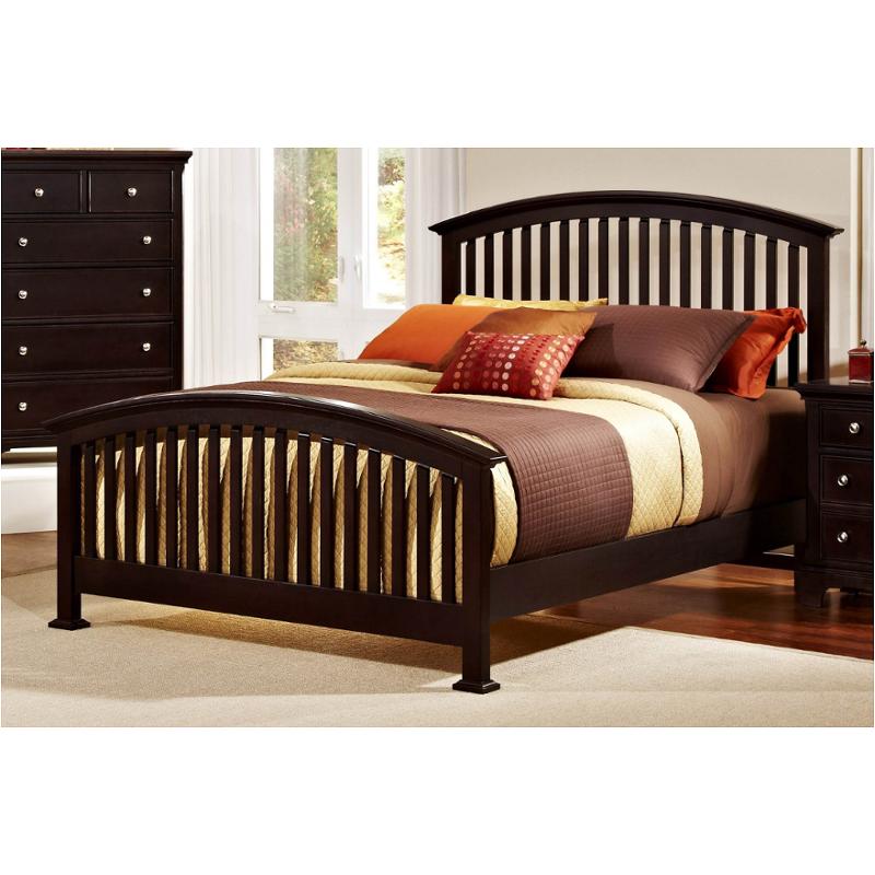 Bb76-559 Vaughan Bassett Furniture Queen Arched Bed - Merlot