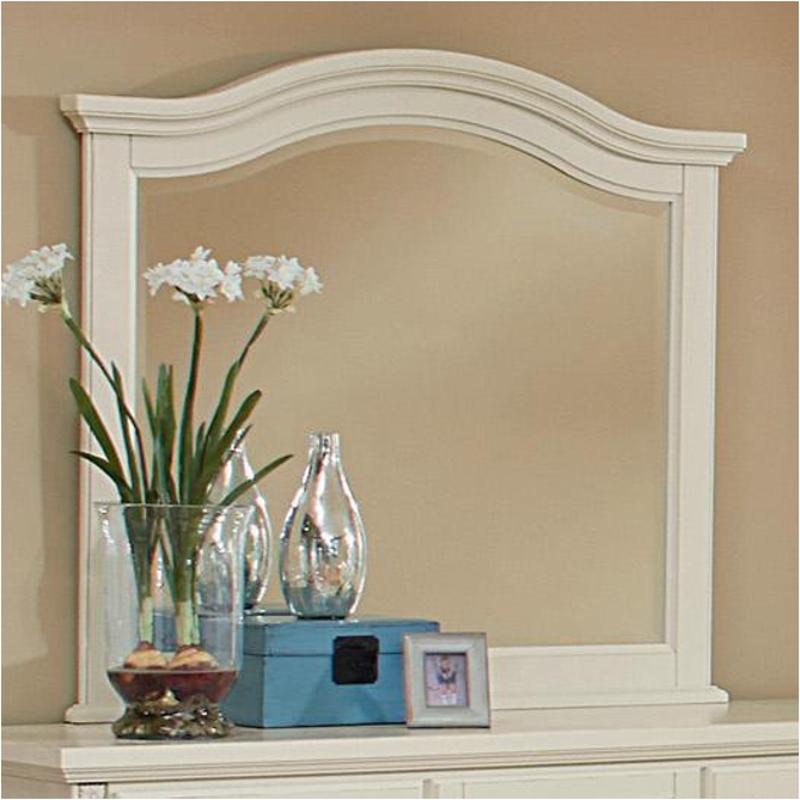 Bb42-447 Vaughan Bassett Furniture Shutters - White Bedroom Furniture Mirror