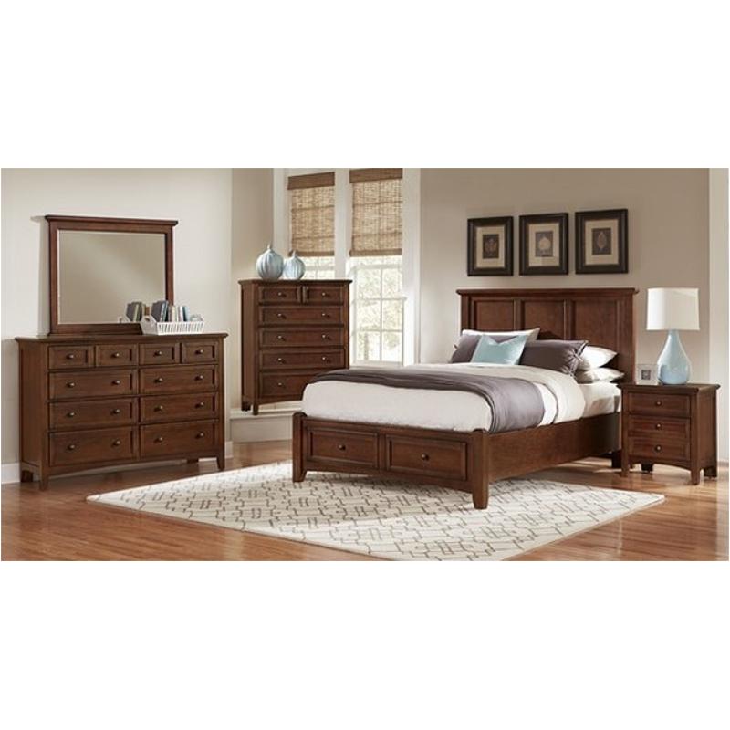 Bb28-558-st Vaughan Bassett Furniture Bonanza - Cherry Bed